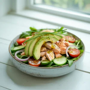 Healthy and Simple Salmon Salad