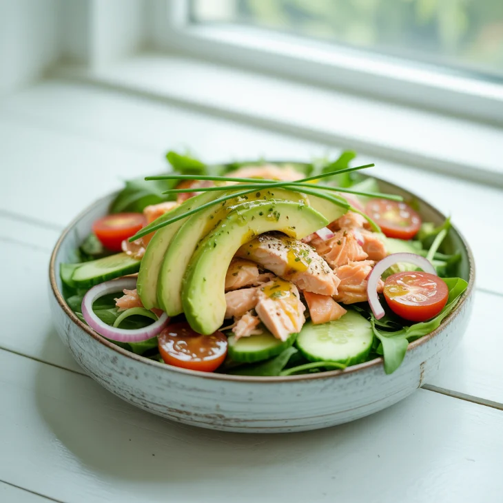 Healthy and Simple Salmon Salad